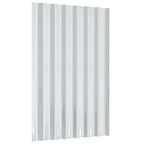 Roof Panels 12 pcs Galvanized Steel Anthracite 23.6"x14.2