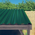 Roof Panels 36 pcs Galvanized Steel Green 23.6"x14.2
