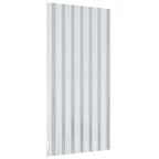 Roof Panels 12 pcs Galvanized Steel Green 31.5"x14.2