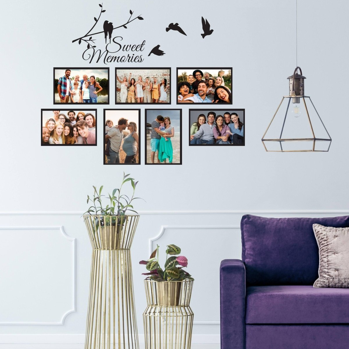 Vinyl Wall Decal - Stylish and Sophisticated Frames Design