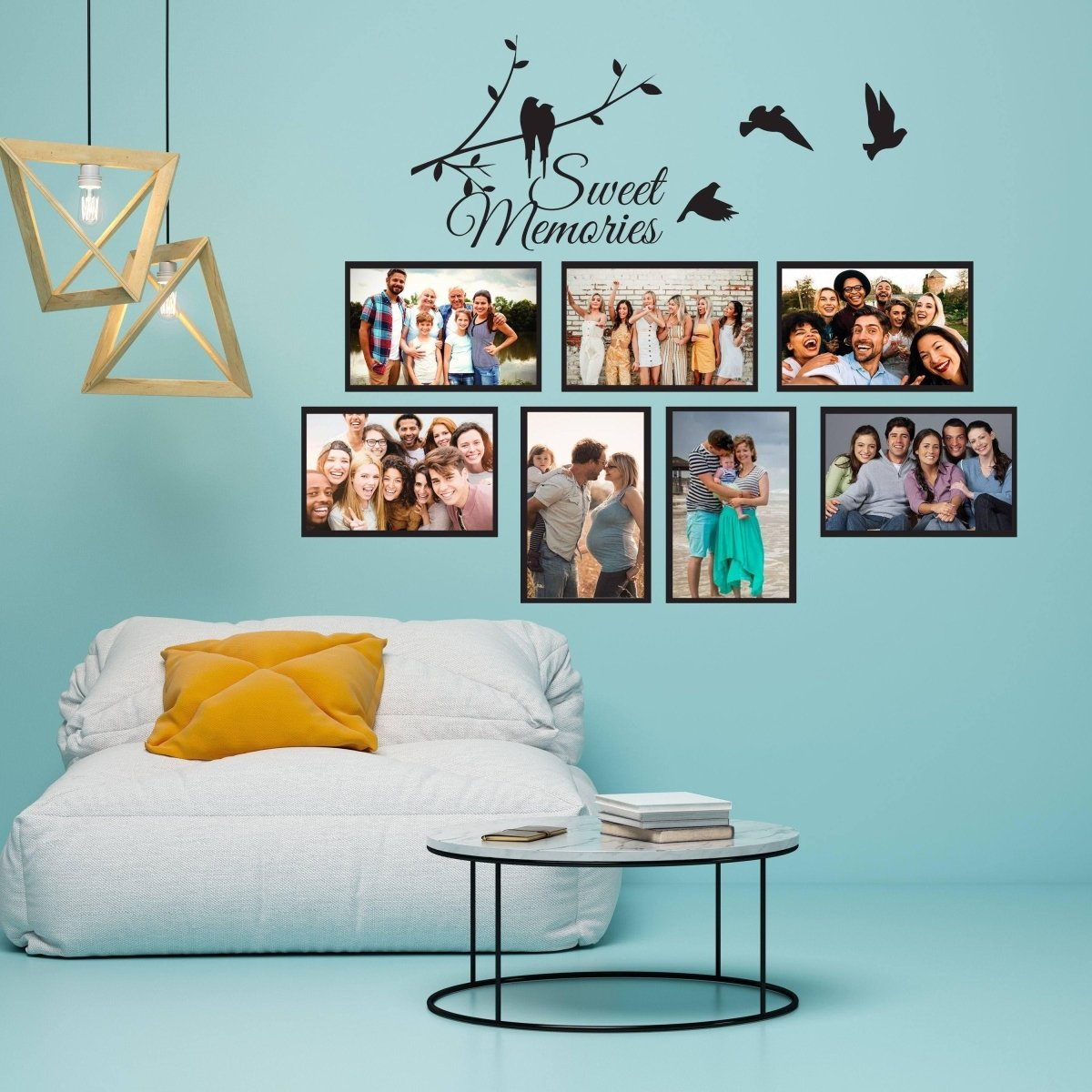 Vinyl Wall Decal - Stylish and Sophisticated Frames Design