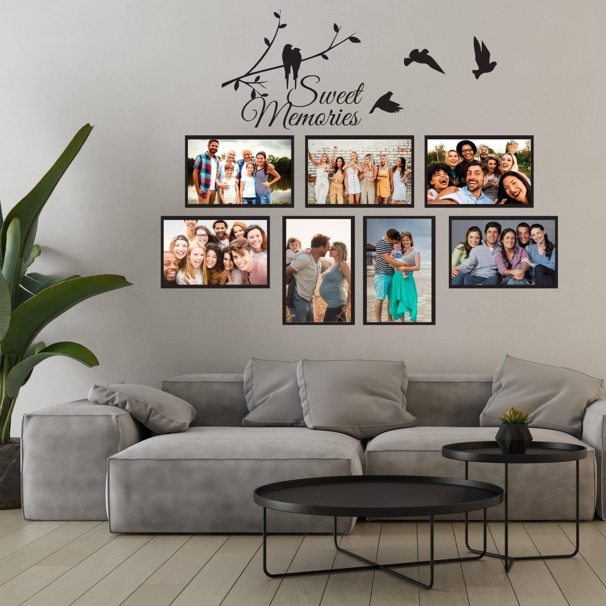 Vinyl Wall Decal - Stylish and Sophisticated Frames Design