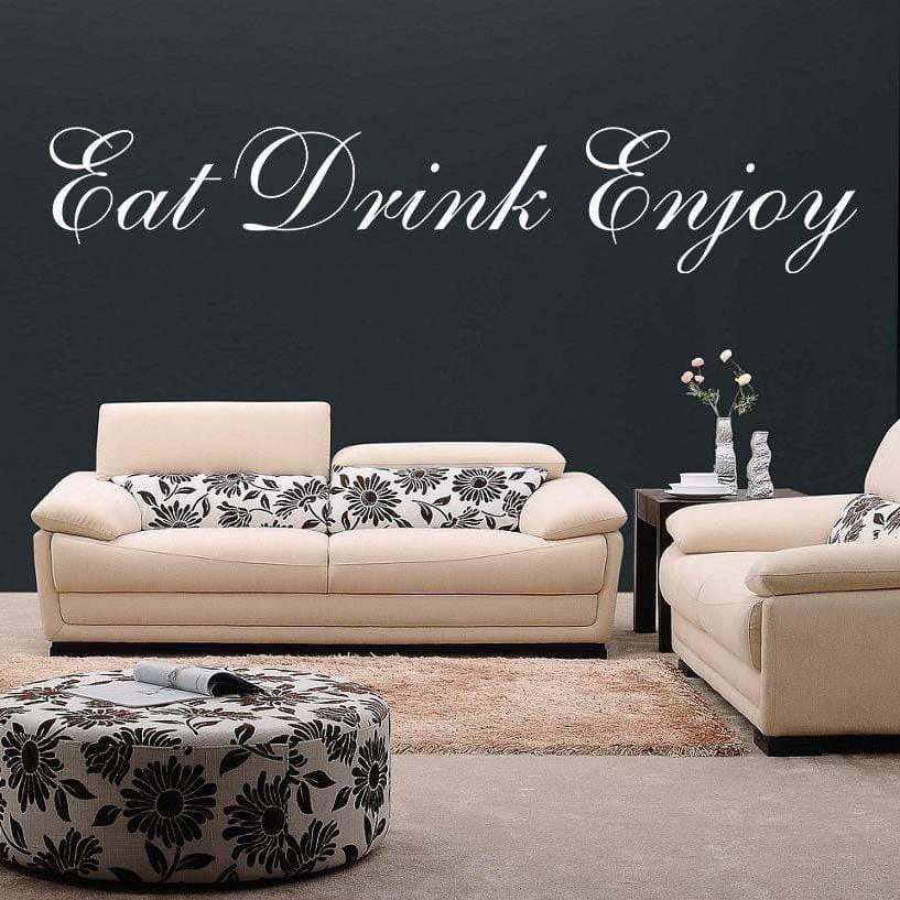 Elegant Inspirational Quote Wall Decal -  Vinyl Kitchen Sticker