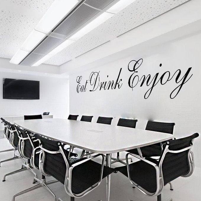 Elegant Inspirational Quote Wall Decal -  Vinyl Kitchen Sticker