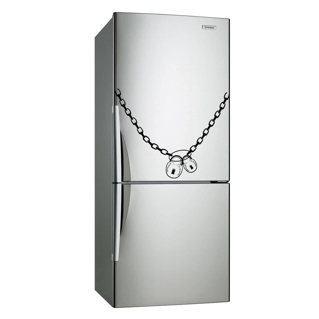 Charm Vinyl Kitchen Fridge Decal - , Aesthetic Adhesive Decor