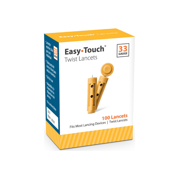 Easy Touch Twist Lancets 33 Gauge
