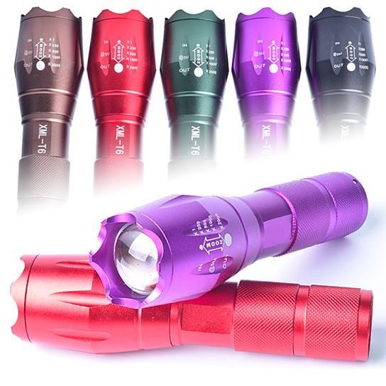 Color: Purple - Grab-N-Go Zoomable Focusing Flashlight In 5 Colors