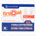 Individually Wrapped Sterile Cotton Swabs - 100 Count Pack