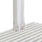 Garden Shower White Wood