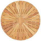 Folding Patio Table  23.6" Solid Teak Wood