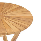 Folding Patio Table  23.6" Solid Teak Wood