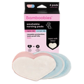 Bamboobies Super Soft Washable Nursing Pads 4 Reusable Pads.
