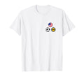 America Flag Soccer Beer Pocket Football T-Shirt - Custom Art Print Unisex