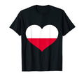 Poland Flag Soccer Jersey Polish T-Shirt - Casual Everyday Wear Men Women