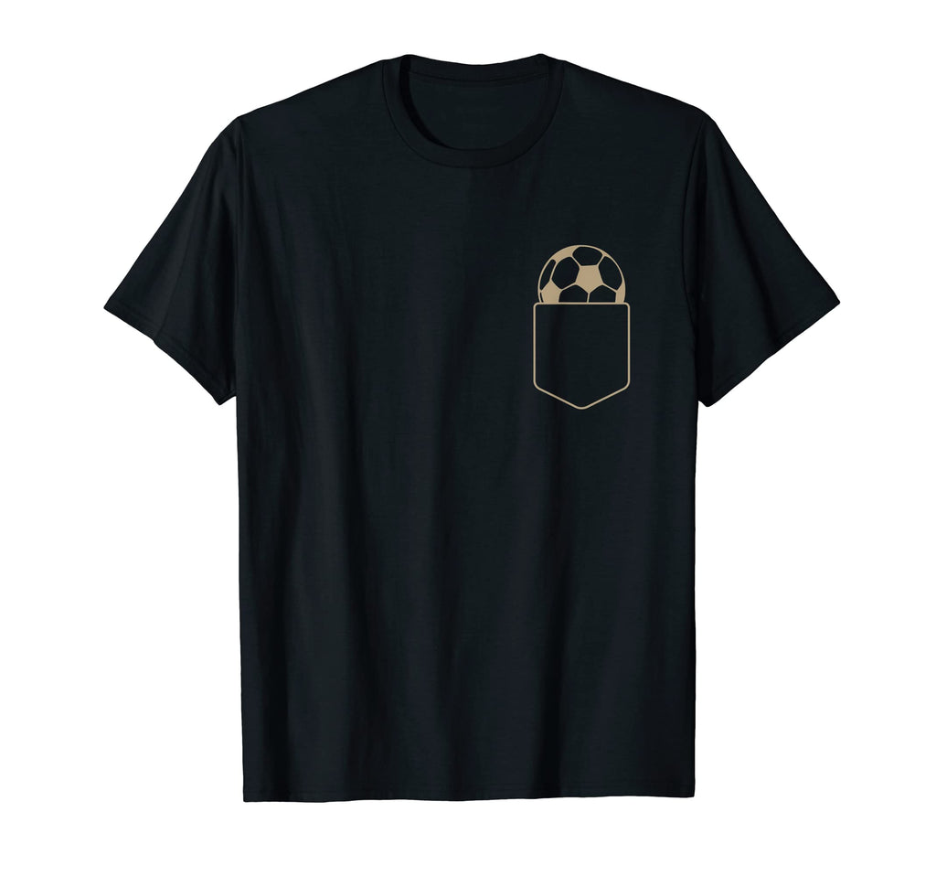 Soccer Ball Pocket Soccer Lover Football T-Shirt - Graphic Print Unisex