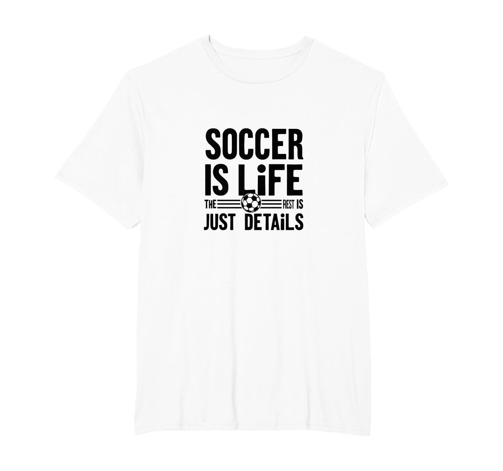Soccer Is Life Soccer Dads Sporty T-Shirt - Novelty Apparel for Adults