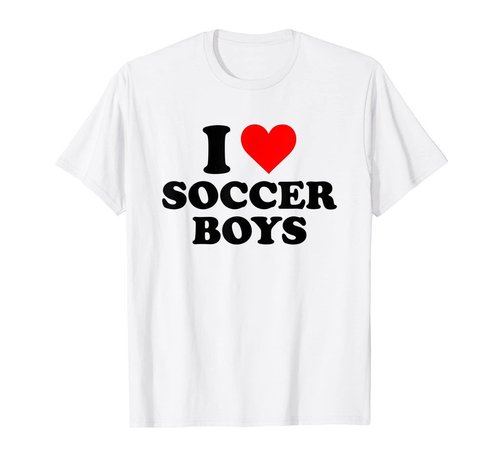 I Love Soccer T-Shirt - Graphic Print Unisex