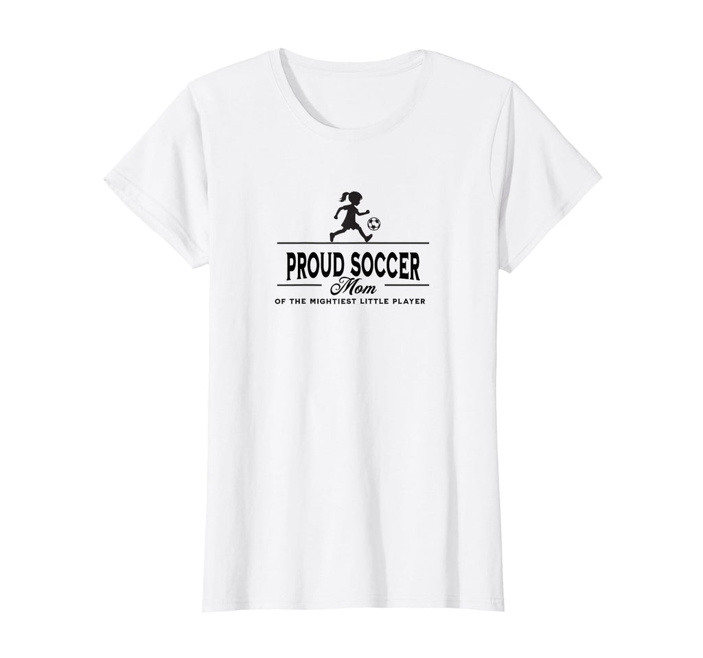 Proud Soccer Mom Daughter Silhouette T-Shirt - Custom Art Print for Adults