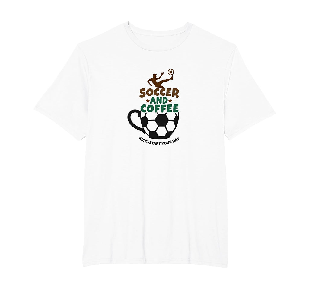 Soccer Mom Soccer And Coffee Sweatshirt - Fun Novelty Design for Adults