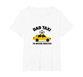 Dad Taxi To Soccer Practice Funny T-Shirt - Unique Graphic for Adults