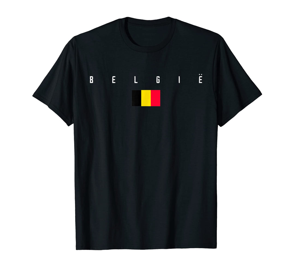 Belgium Flag Pride Belgian Soccer T-Shirt - Fun Novelty Design Men Women