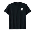 Double Sided Soccer Coach Pocket Logo T-Shirt - Aesthetic Graphic Men Women