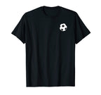 Double Sided Soccer Coach Pocket Logo T-Shirt - Aesthetic Graphic Men Women