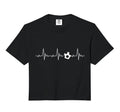 Soccer Ball Heartbeat Comfort Colors Hoodie - Custom Art Print for Adults