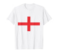 England 2021 Flag Love Soccer T-Shirt - Novelty Apparel for Adults