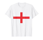 England 2021 Flag Love Soccer T-Shirt - Novelty Apparel for Adults