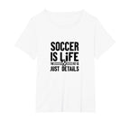 Soccer Is Life Soccer Dads Sporty T-Shirt - Custom Art Print for Adults
