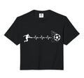 Funny Soccer Player Heart Pulse Sport T-Shirt - Novelty Apparel for Adults