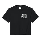 I Yell Because I Care Soccer Parent Funny Hoodie - Minimalist Print Unisex