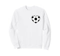Soccer Love Heart Fans And Players Sweatshirt - Unique Graphic Unisex