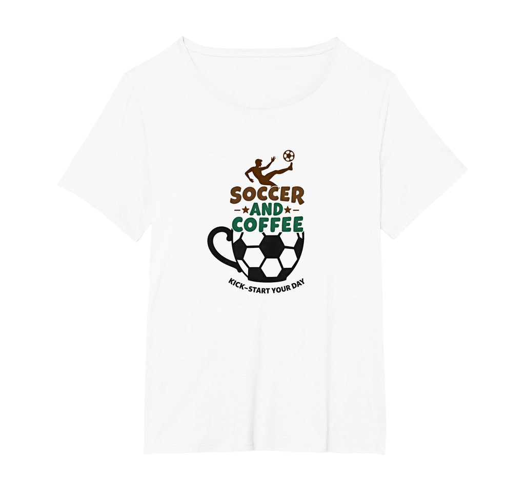 Soccer Mom Soccer And Coffee Kick Sweatshirt - Minimalist Print for Adults