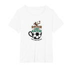 Soccer Mom Soccer And Coffee Kick Sweatshirt - Streetwear Style for Adults