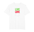 Live Love Soccer Inspiring Sports Fan T-Shirt - Novelty Apparel for Adults