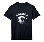 Awesome Soccer Ball Football Soccer T-Shirt - Custom Art Print Unisex