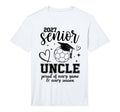 2027 Senior Soccer Uncle Proud Family T-Shirt - Graphic Print Unisex