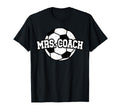Mrs Coach Soccer Coach Wife Soccer T-Shirt - Novelty Apparel Men Women