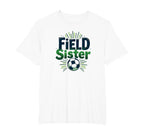 Field Sister Soccer Sibling Pride T-Shirt - Custom Art Print Men Women