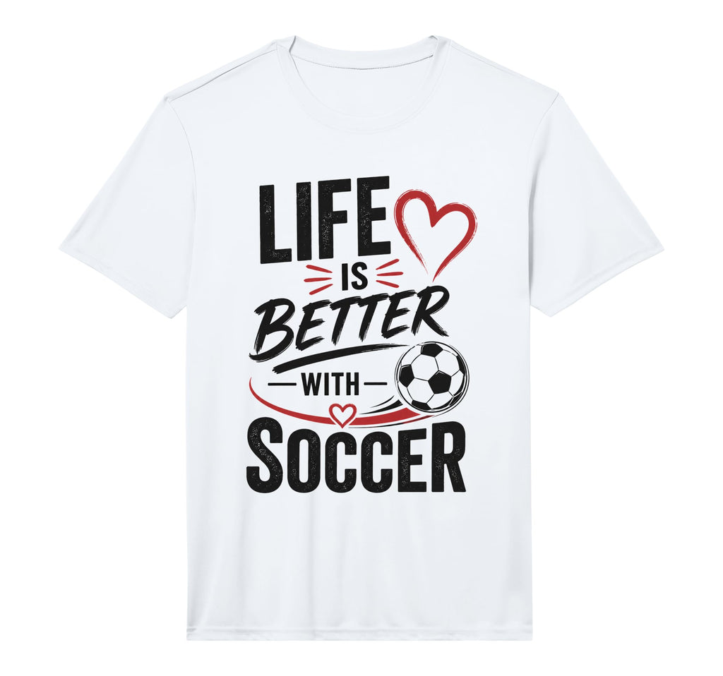 Football Collection Life Is Better T-Shirt - Novelty Apparel Men Women