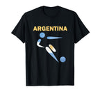 Argentina Soccer Team Player T-Shirt - Casual Everyday Wear Unisex