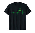 Brazil Heartbeat Ekg Pulse Brasilian T-Shirt - Unique Graphic Unisex