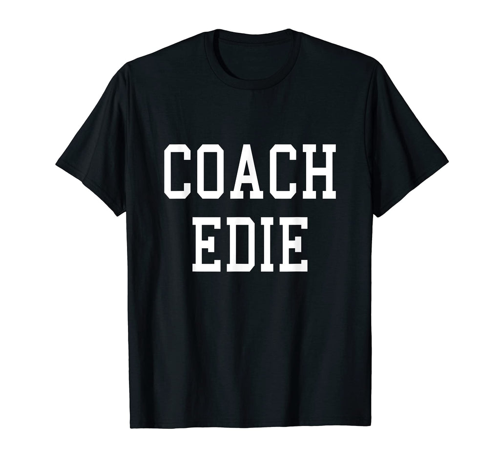 Coach Edie Custom Football Soccer T-Shirt - Casual Everyday Wear Men Women