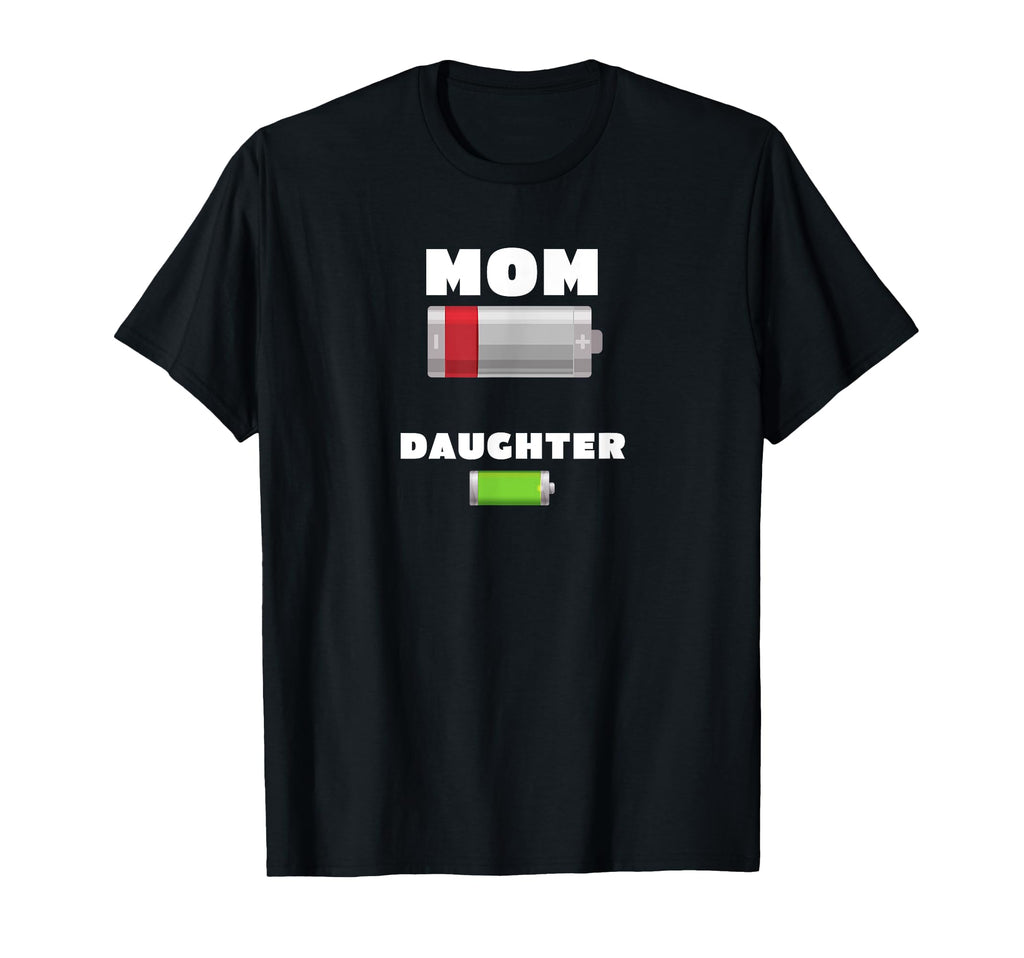 Low Battery Tired Mom Mama Full Energy T-Shirt - Graphic Print Men Women