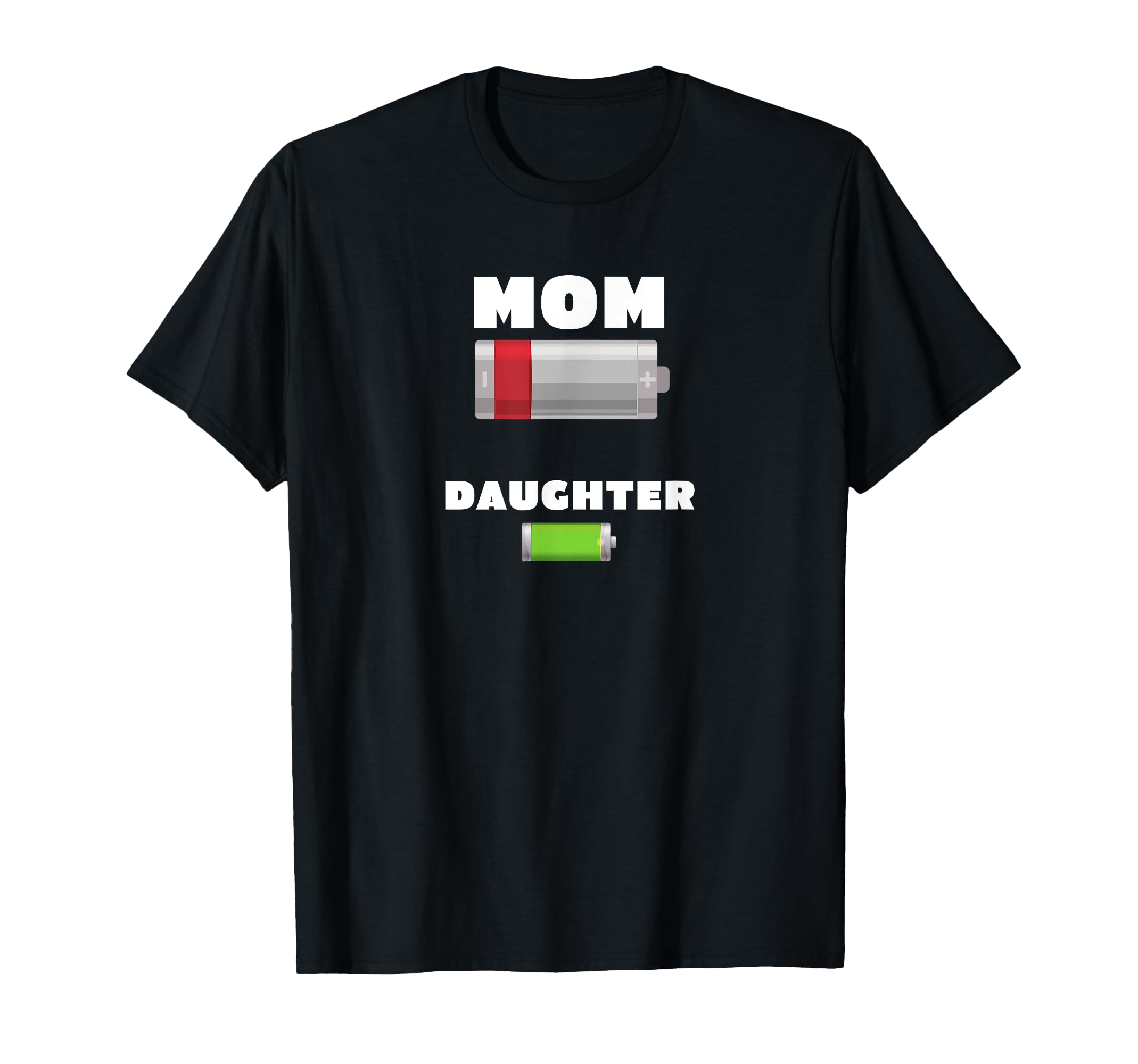 Low Battery Tired Mom Mama Full Energy T-Shirt - Graphic Print Men Women