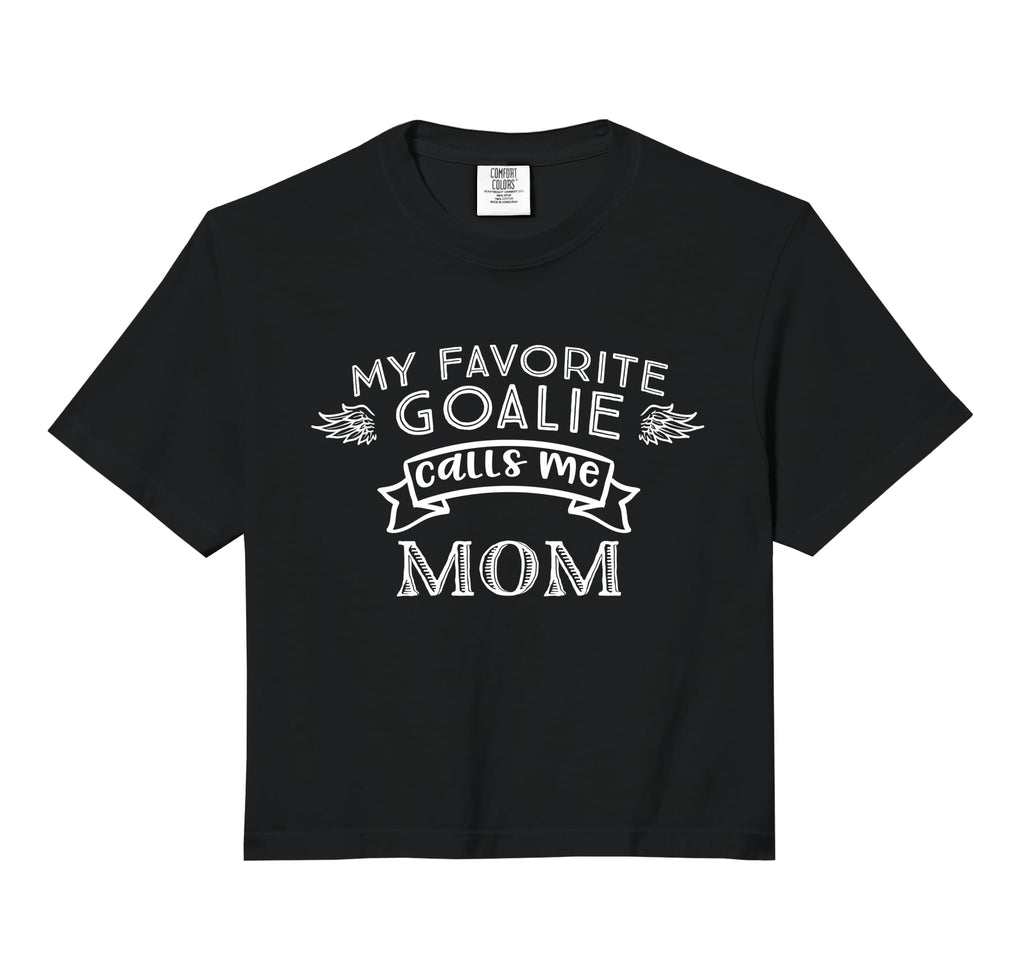 Goalie Mom My Favorite Goalie Calls Me Mom Hoodie - Novelty Apparel Unisex