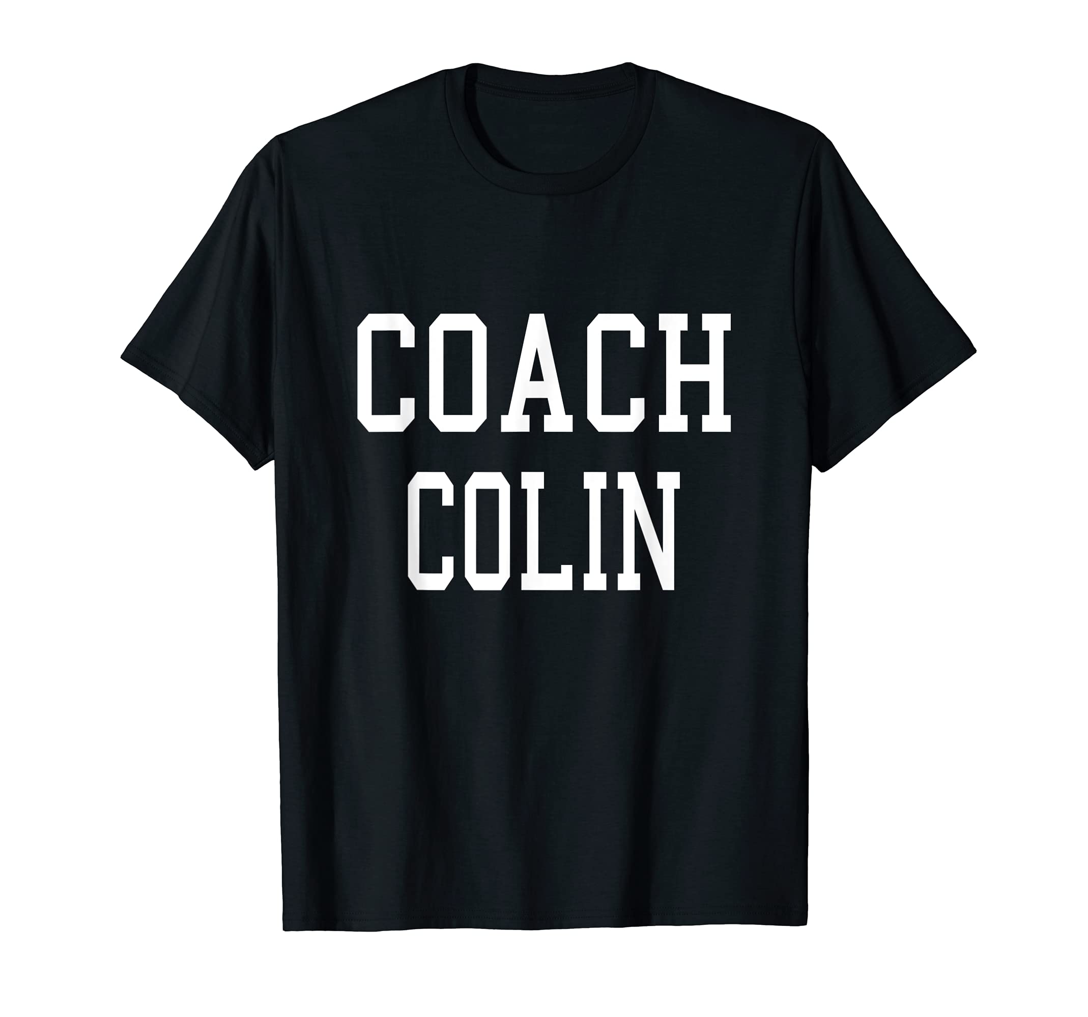 Coach Colin Custom Football Soccer T-Shirt - Custom Art Print Men Women
