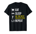Eat Sleep Soccer Repeat Gift Soccer Players T-Shirt - Unique Graphic Unisex